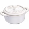 4x Mini Cocotte Okrągły 10 Cm, Kość Słoniowa Gift Giving Staub